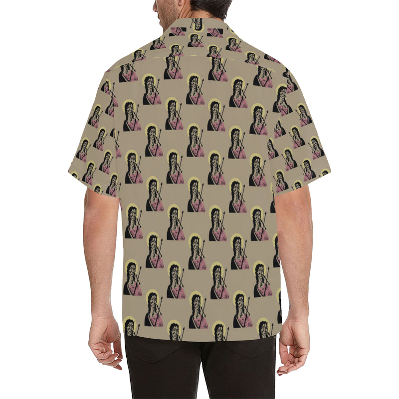 Christian Pattern Print Design 04 Men's Hawaiian Shirt