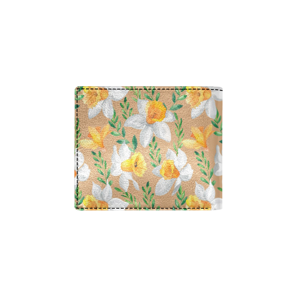 Daffodils Pattern Print Design DF04 Men's ID Card Wallet