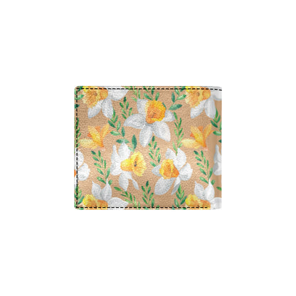 Daffodils Pattern Print Design DF04 Men's ID Card Wallet