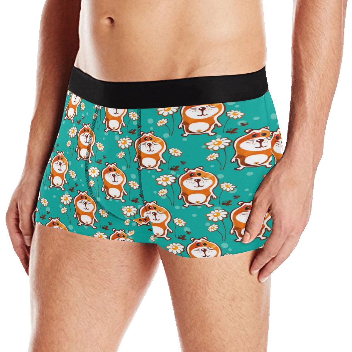 Hamster Pattern Print Design 01 Men's Boxer Briefs