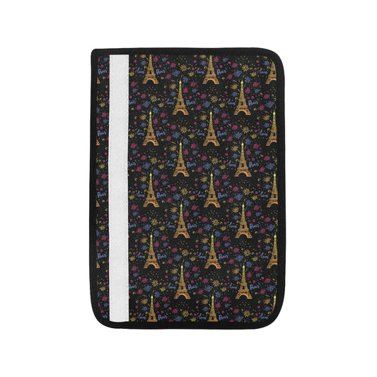 Eiffel Tower Love Paris Print Car Seat Belt Cover