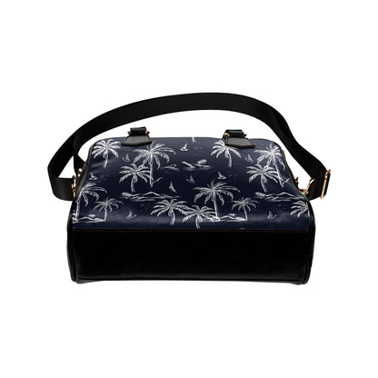 Pacific island Pattern Print Design A02 Shoulder Handbag