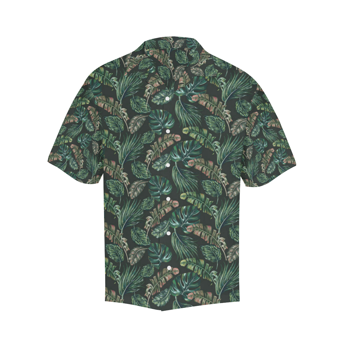 Banana Leaf Pattern Print Design 05 Men's Hawaiian Shirt