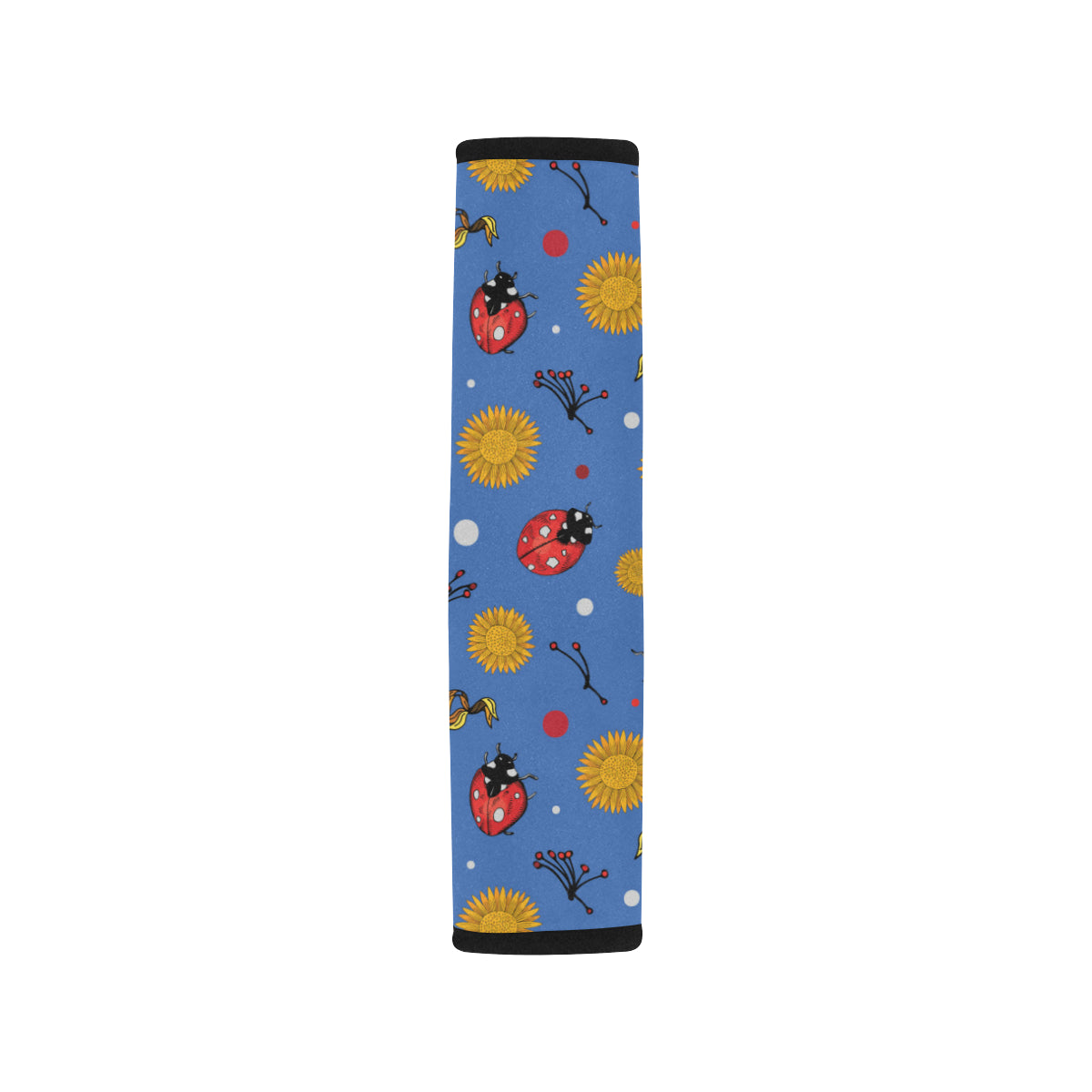 Ladybug Pattern Print Design 05 Car Seat Belt Cover