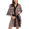 Bohemian Pattern Print Design 07 Women's Short Kimono