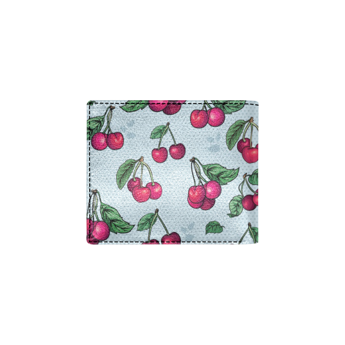 Cherry Pattern Print Design CH01 Men's ID Card Wallet