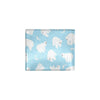 Polar Bear Pattern Print Design PB01 Men's ID Card Wallet