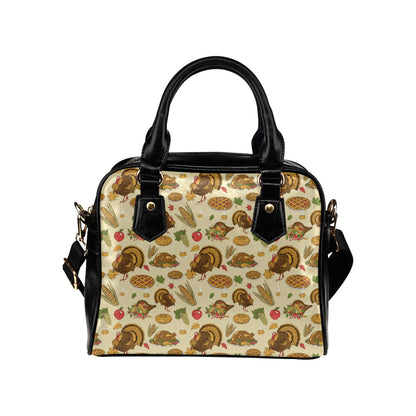 Turkey Pattern Print Design 02 Shoulder Handbag