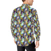 Unicorn With Wings Print Pattern Men's Long Sleeve Shirt