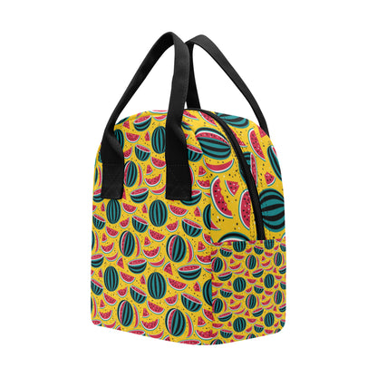 Watermelon Pattern Print Design WM02 Insulated Lunch Bag