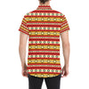 Serape Themed Men's Short Sleeve Button Up Shirt