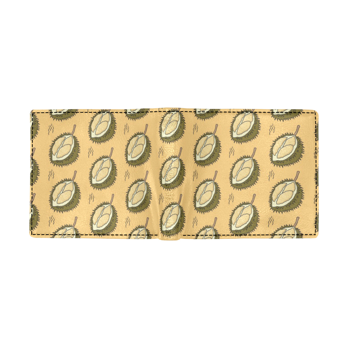 Durian Pattern Print Design DR02 Men's ID Card Wallet