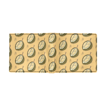 Durian Pattern Print Design DR02 Men's ID Card Wallet