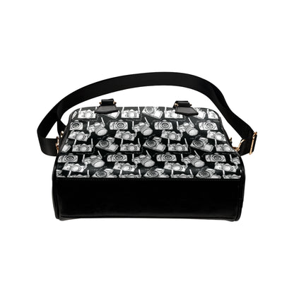 Camera Pattern Print Design 01 Shoulder Handbag