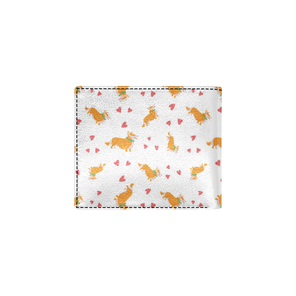 Cardigan Welsh Corgis Pattern Print Design 04 Men's ID Card Wallet