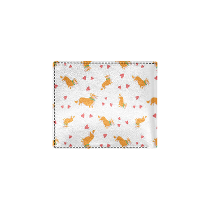 Cardigan Welsh Corgis Pattern Print Design 04 Men's ID Card Wallet