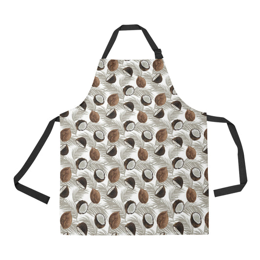 Coconut Pattern Print Design CN03 Apron with Pocket