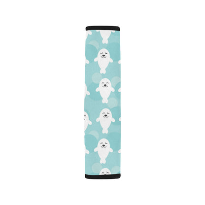 Sea Lion Baby Pattern Print Design 01 Car Seat Belt Cover