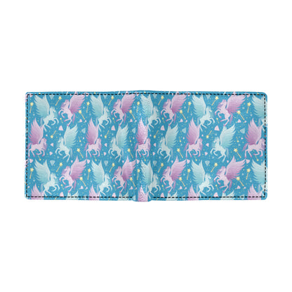 Pegasus Pattern Print Design 04 Men's ID Card Wallet