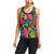 Bird Of Paradise Pattern Print Design BOP014 Women's Racerback Tank Top