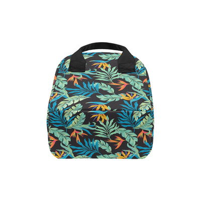 Tropical Palm Leaves Hawaiian Flower Insulated Lunch Bag