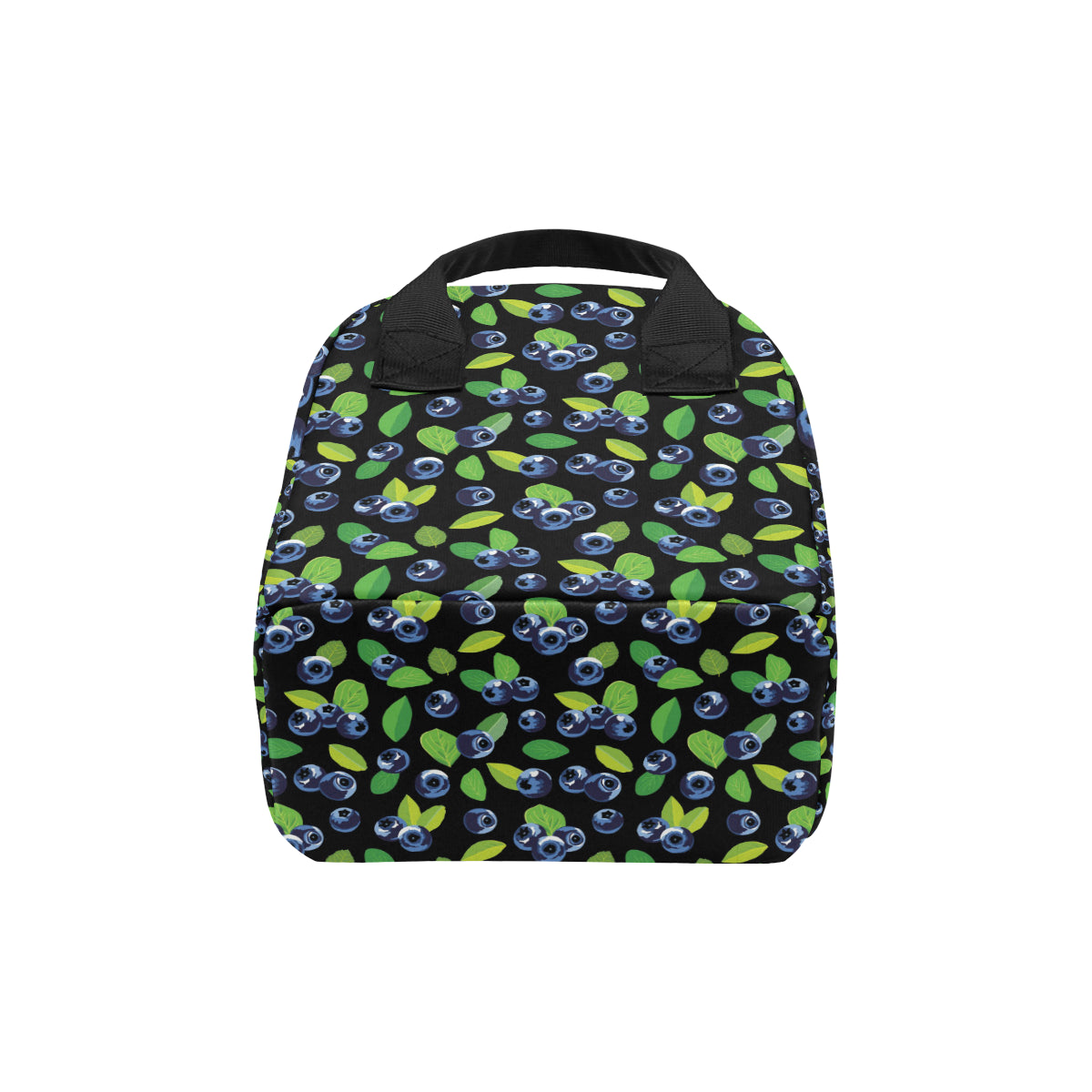 Blueberry Pattern Print Design BB03 Insulated Lunch Bag