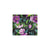 Bright Purple Floral Pattern Men's ID Card Wallet