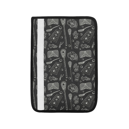 Lacrosse Pattern Print Design 01 Car Seat Belt Cover