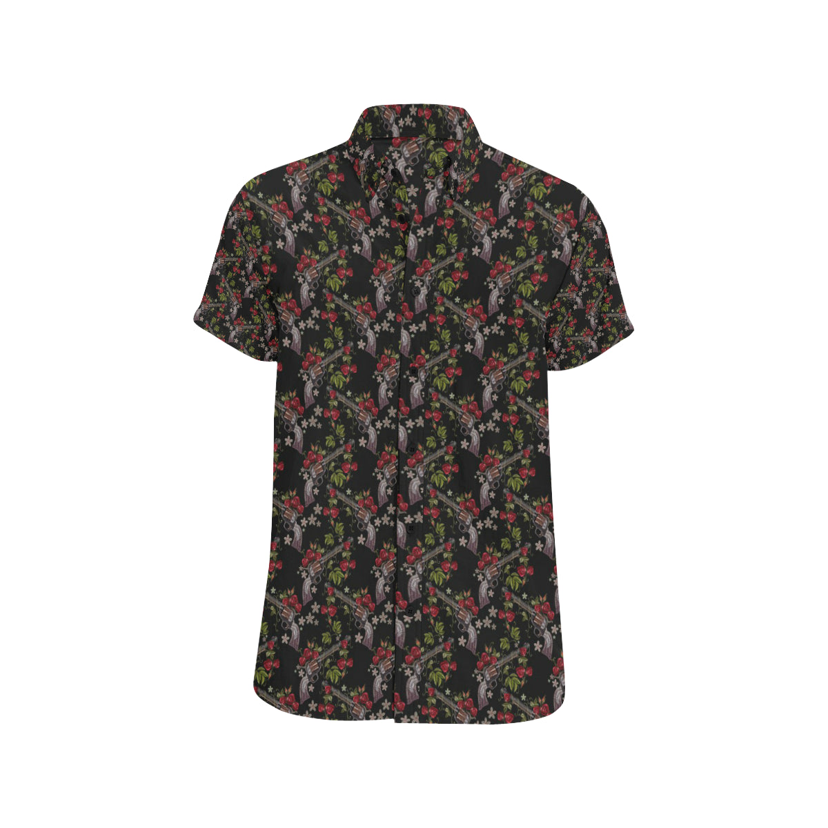 Western Design Men's Short Sleeve Button Up Shirt