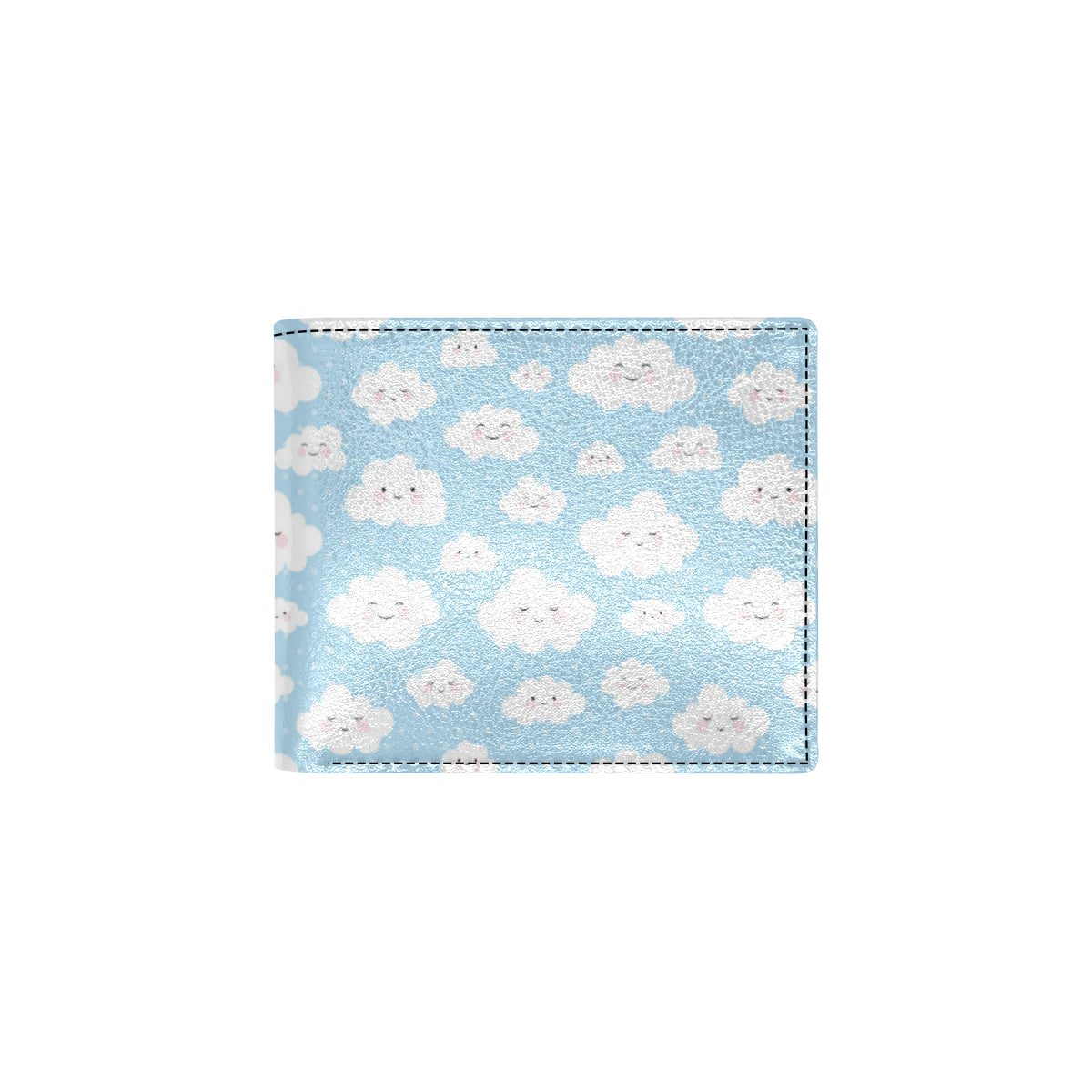 Cloud  Pattern Print Design 02 Men's ID Card Wallet