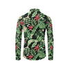 Bird Of Paradise Pattern Print Design BOP05 Men's Long Sleeve Shirt