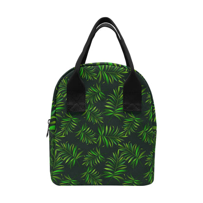 Rainforest Pattern Print Design RF03 Insulated Lunch Bag
