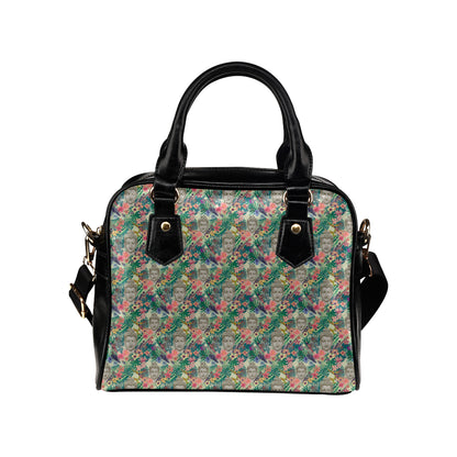 Buddha Pattern Print Design 08 Shoulder Handbag