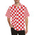 Checkered Red Pattern Print Design 04 Men's Hawaiian Shirt