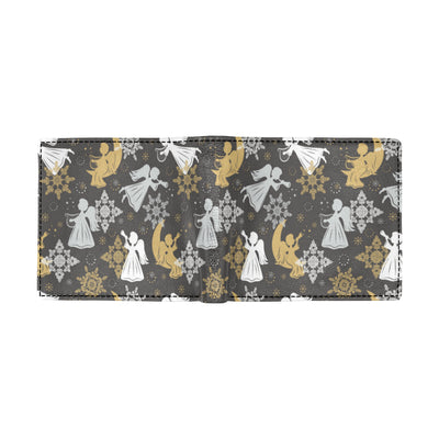 Angel Pattern Print Design 04 Men's ID Card Wallet