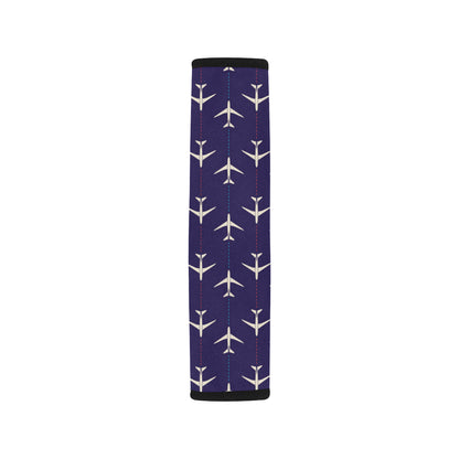 Airplane Pattern Print Design 03 Car Seat Belt Cover