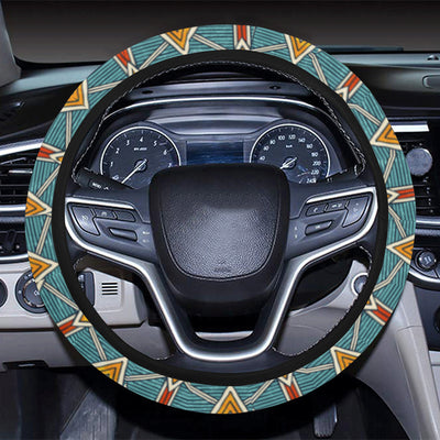 Kente Print African Design Themed Steering Wheel Cover with Elastic Edge