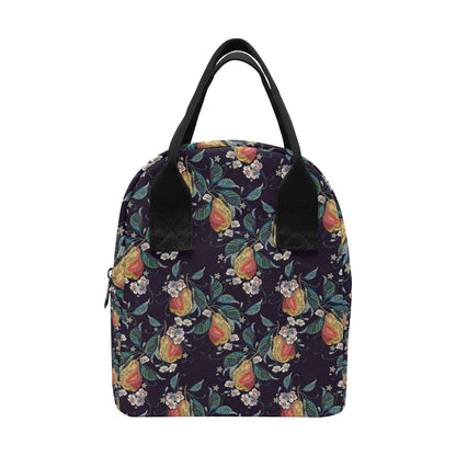 Pear Pattern Print Design PE02 Insulated Lunch Bag