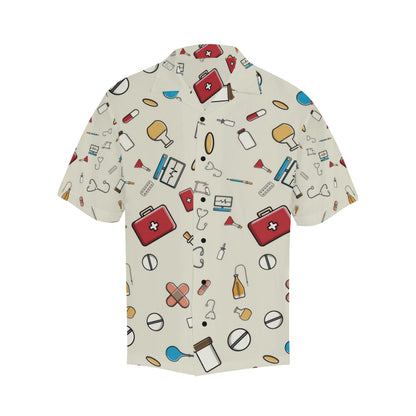 Nurse Pattern Print Design A04 Men's Hawaiian Shirt