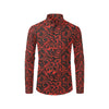 Maori Red Black Themed Design Men's Long Sleeve Shirt