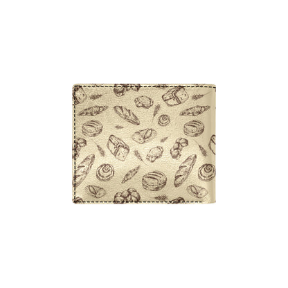Bread Pattern Print Design 04 Men's ID Card Wallet