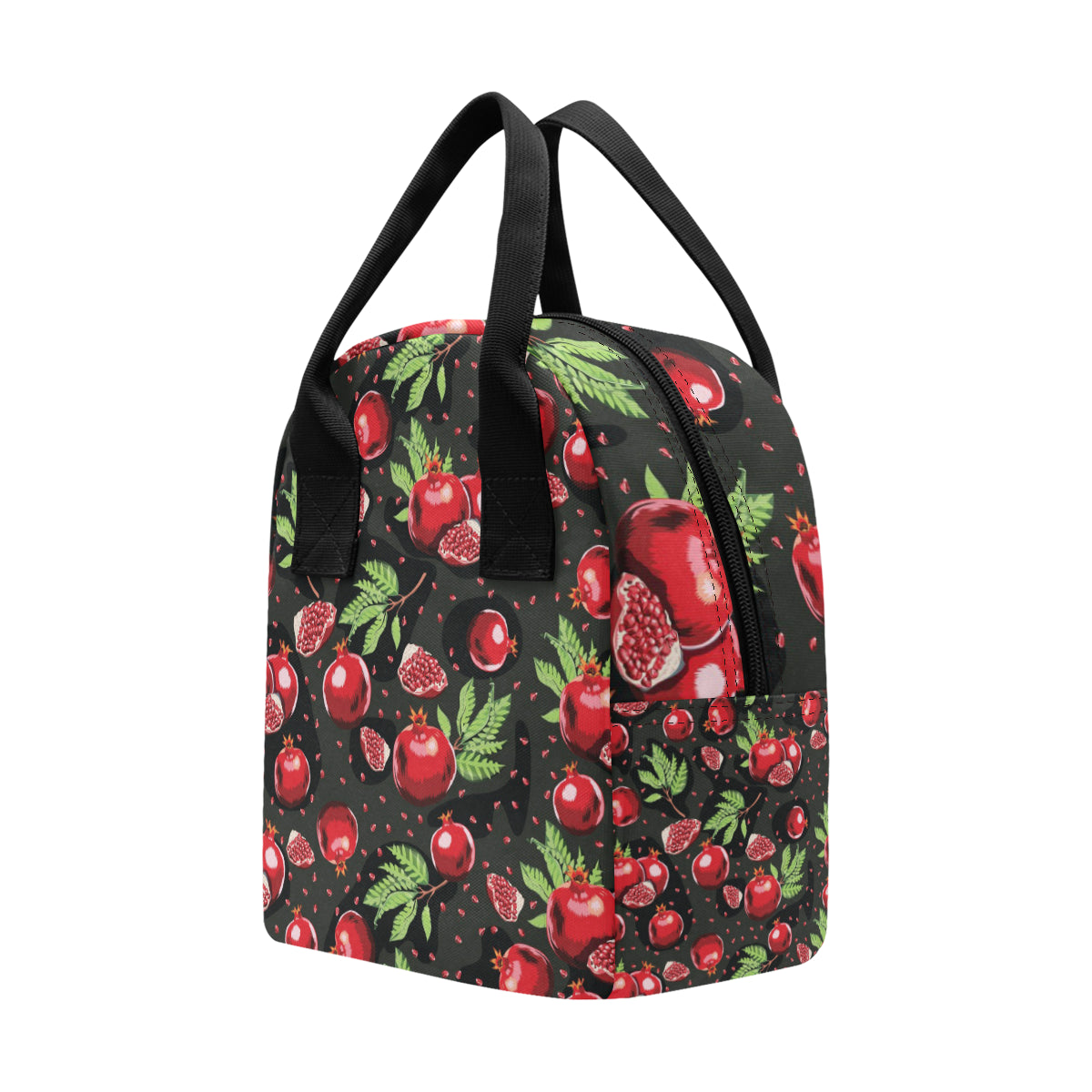 Pomegranate Pattern Print Design PG06 Insulated Lunch Bag