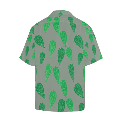 Lettuce Pattern Print Design 02 Men's Hawaiian Shirt