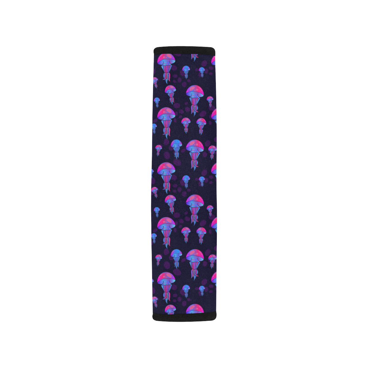 Jellyfish Neon Print Car Seat Belt Cover