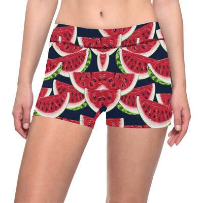 Watermelon Pattern Print Design WM011 Yoga Shorts