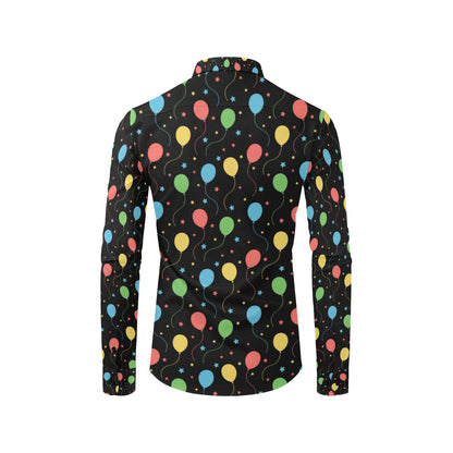 Ballon Colorful Pattern Print Design 04 Men's Long Sleeve Shirt