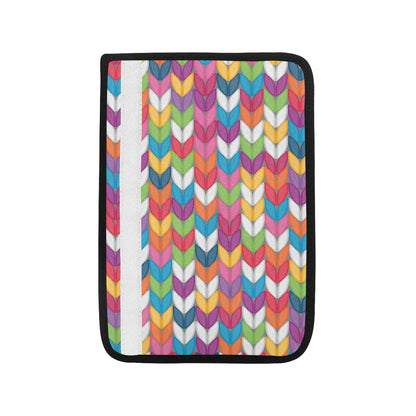 Knit Pattern Print Design 01 Car Seat Belt Cover