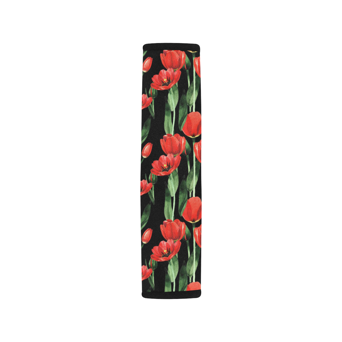 Tulip Red Pattern Print Design TP03 Car Seat Belt Cover