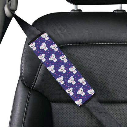 Maltese Pattern Print Design 02 Car Seat Belt Cover