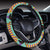 Dachshund Pattern Print Design 05 Steering Wheel Cover with Elastic Edge